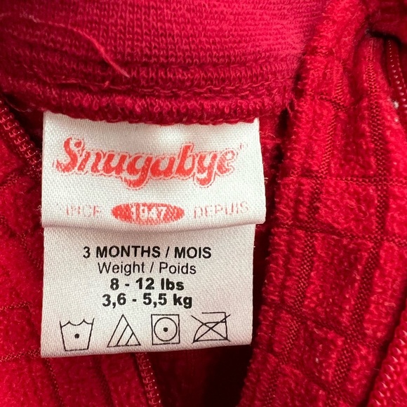 Snugabye Sleeper Red 3M Baby - Picture 5 of 5